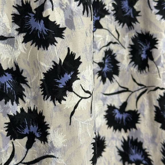 Rebecca Taylor Silk Thistle Fleur Long Sleeve Keyhole Blouse - Picture 2 of 14